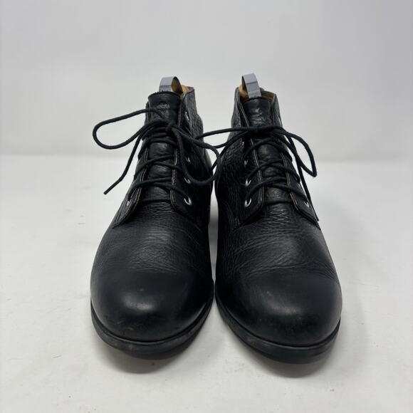 Ariat Black Leather Ankle Boot Lace Up Women's 9B Equestrian Riding Style 16002 - Picture 1 of 13